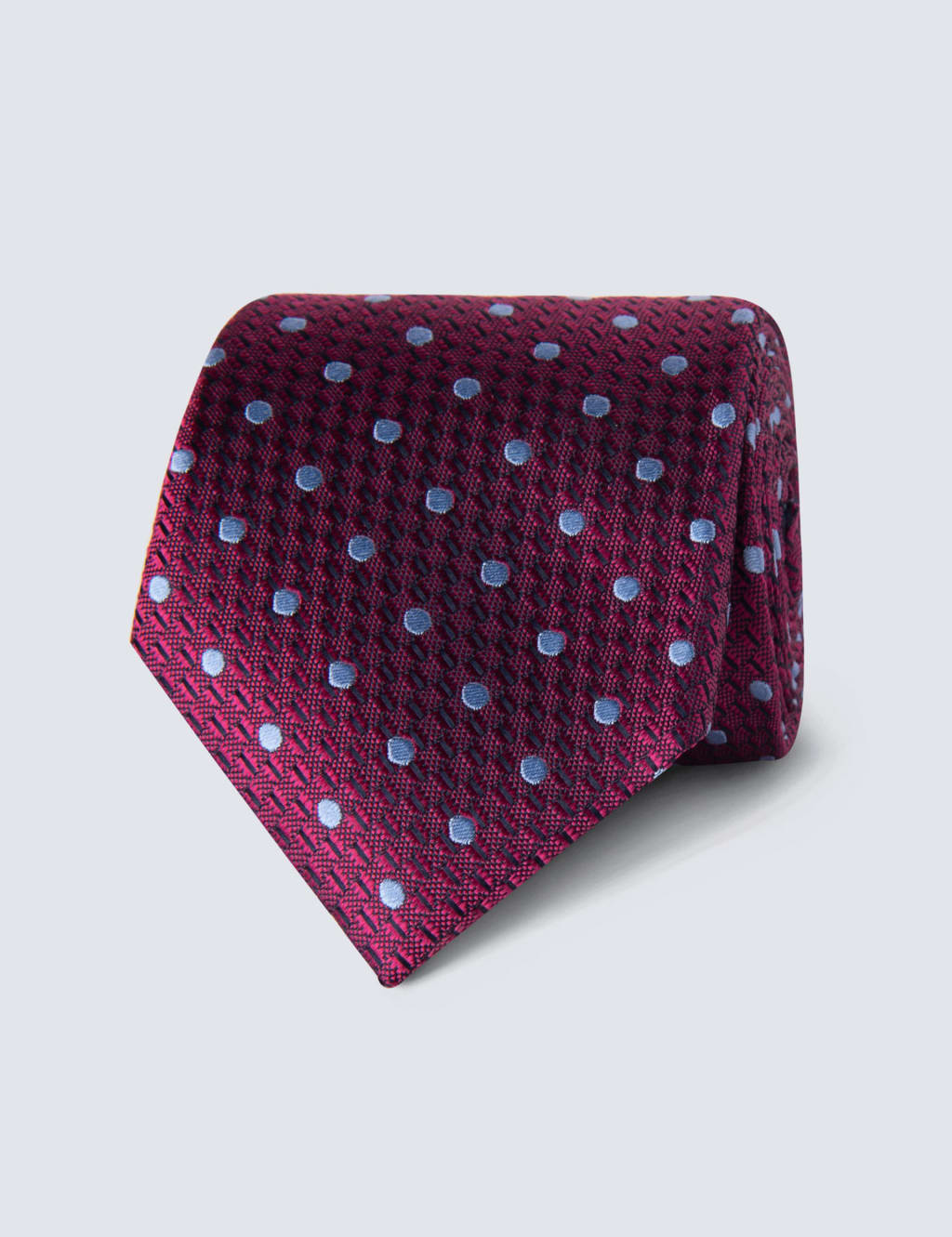 Polka Dot Pure Silk Tie 1 of 3