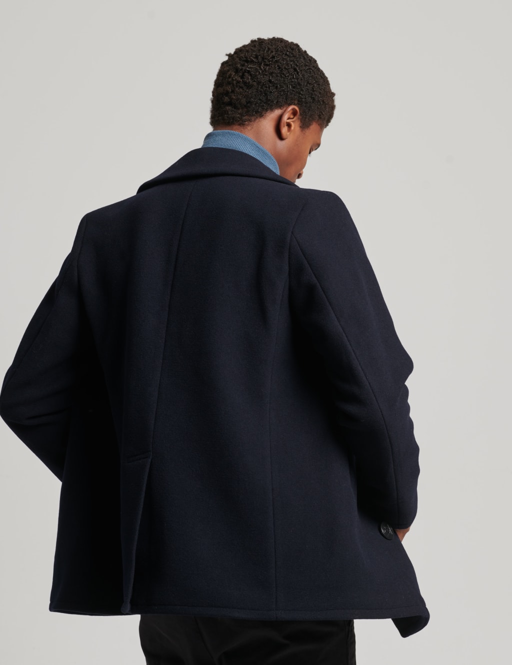 Wool Rich Peacoat 3 of 6