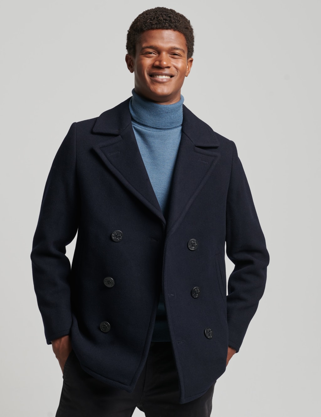 Wool Rich Peacoat 6 of 6