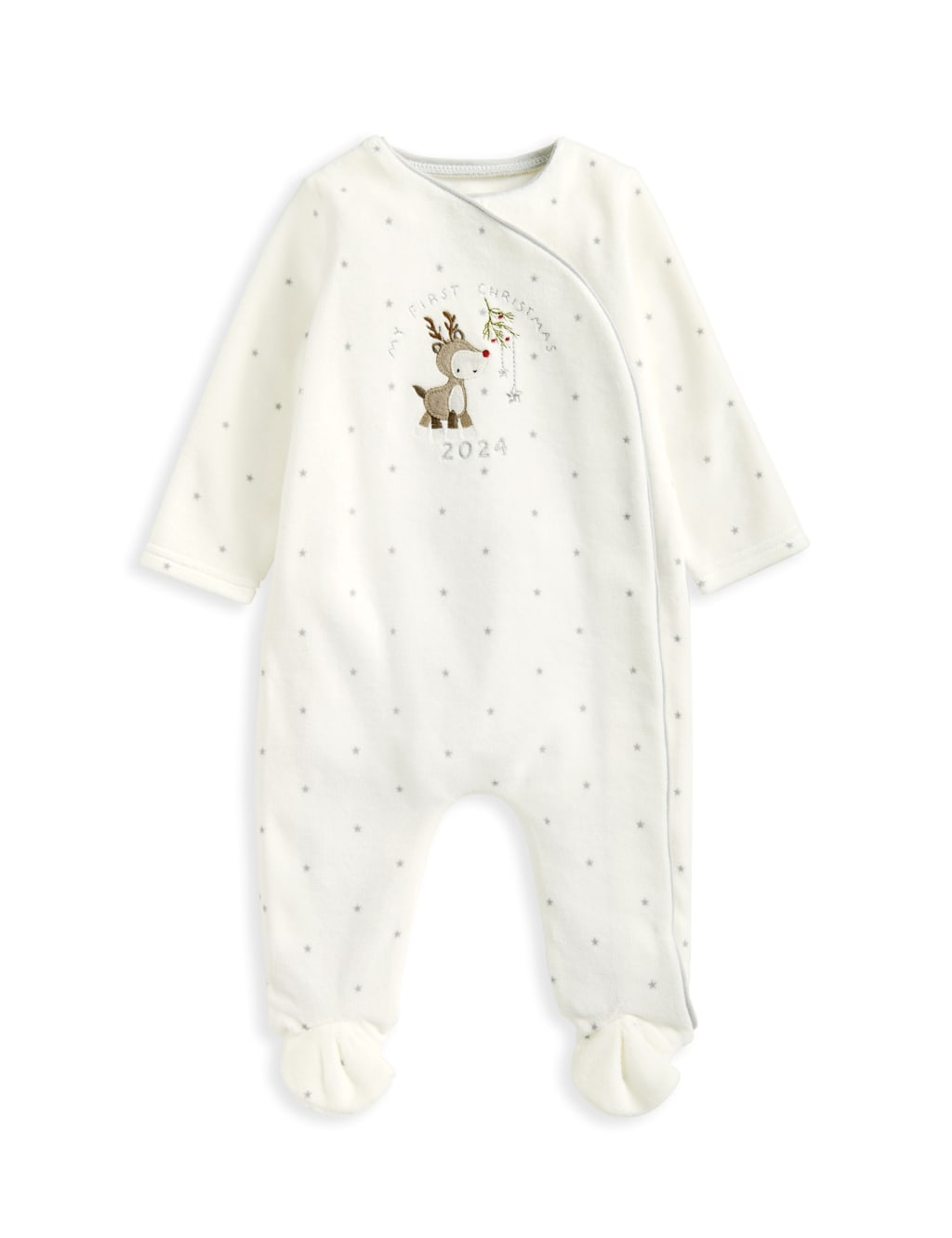 Cotton Rich My First Christmas Sleepsuit (0-12 Mths) 2 of 4