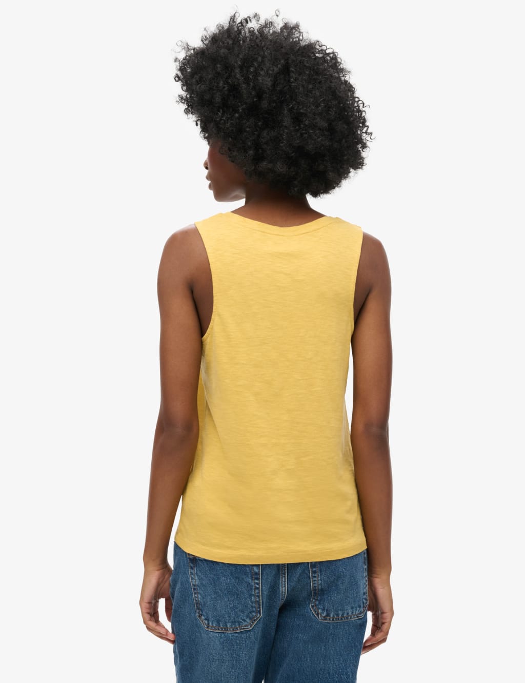 Cotton Rich Scoop Neck Tank Top 3 of 5