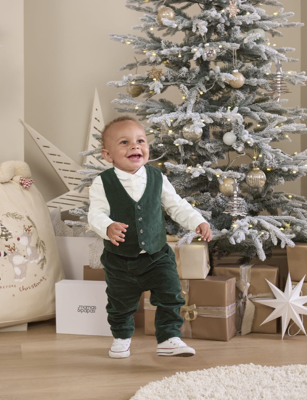 3pc Pure Cotton Velour Suit Outfit (0-3 Yrs) 6 of 6