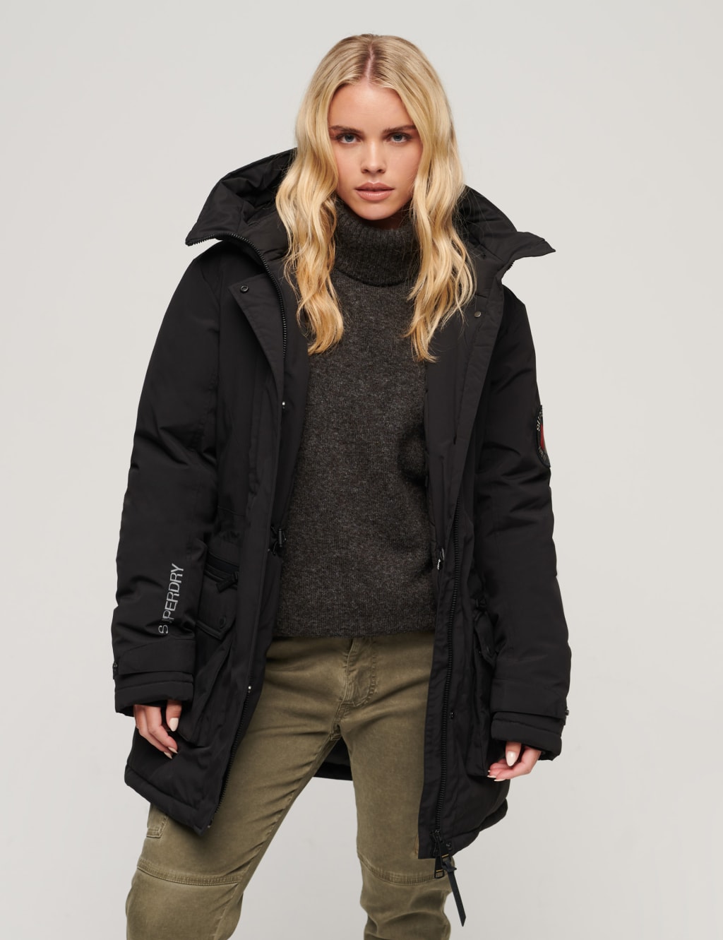 Padded Hooded Parka Superdry M S