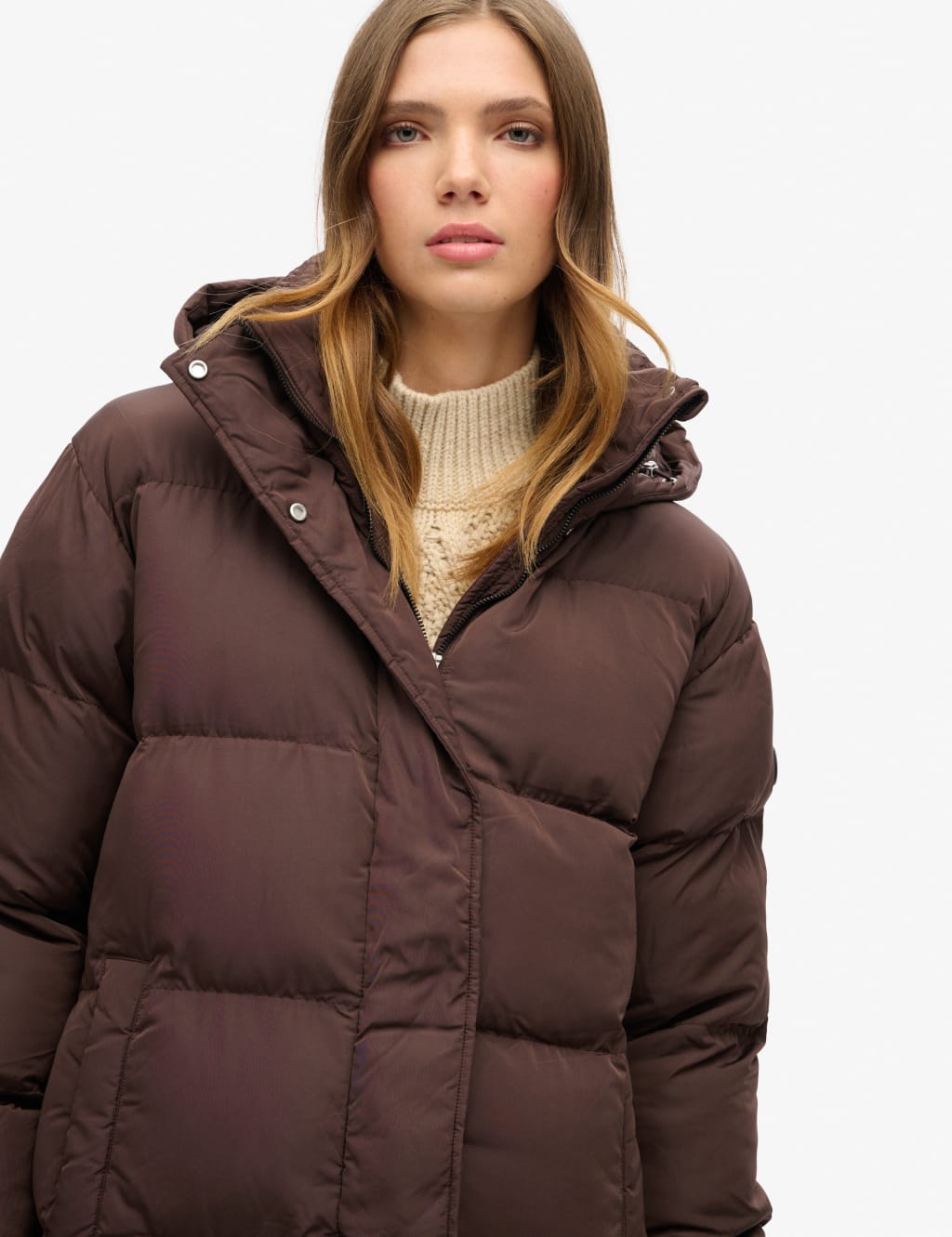 注目のブランド | Coat Puffer Longline Relaxed Hooded Superdry M&S | ロンパース・カバーオール