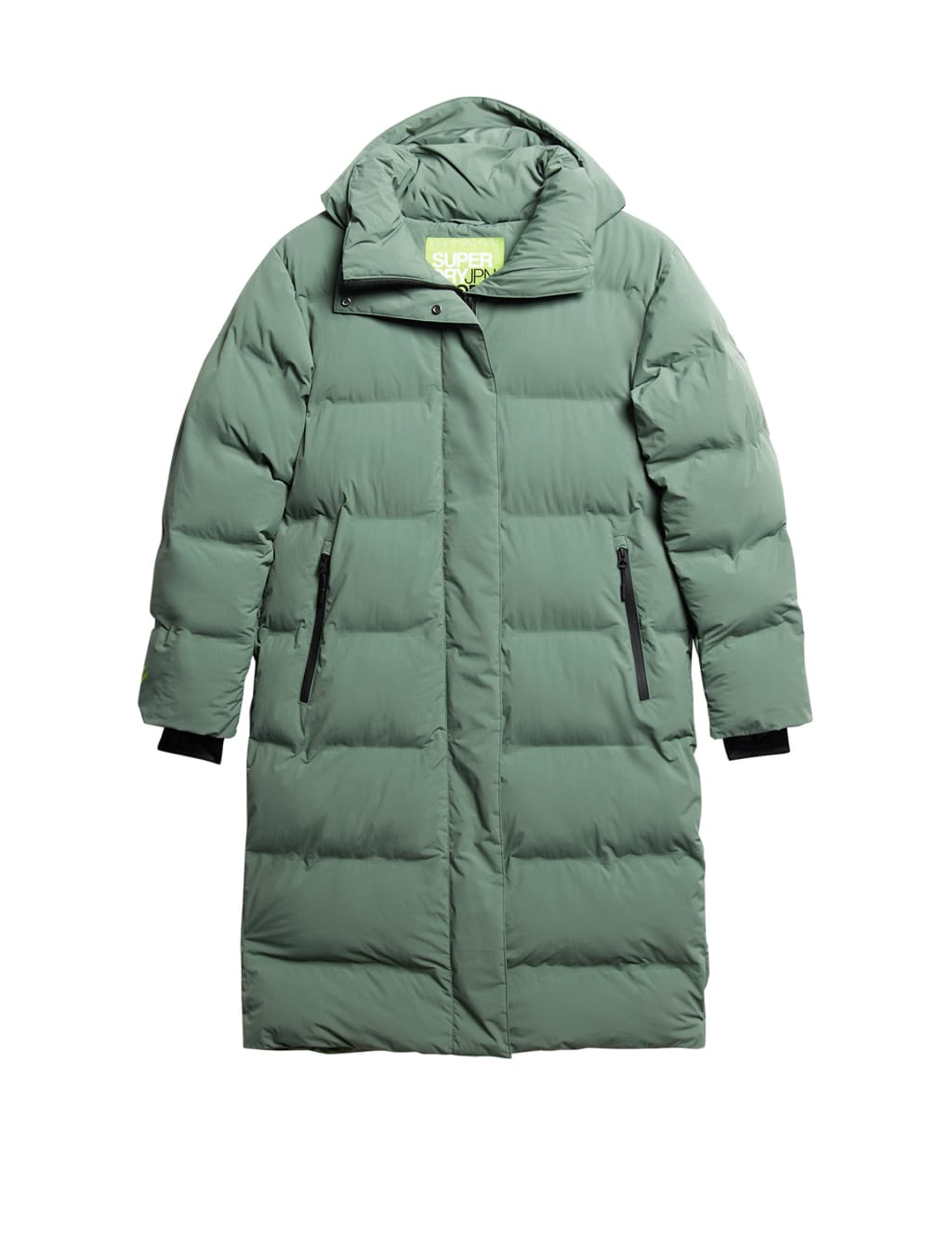 Hooded Relaxed Longline Puffer Coat 7 of 7