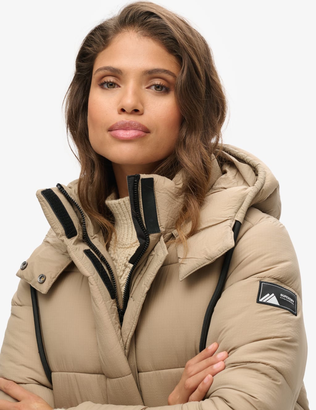 Hooded Relaxed Longline Puffer Coat 4 of 7