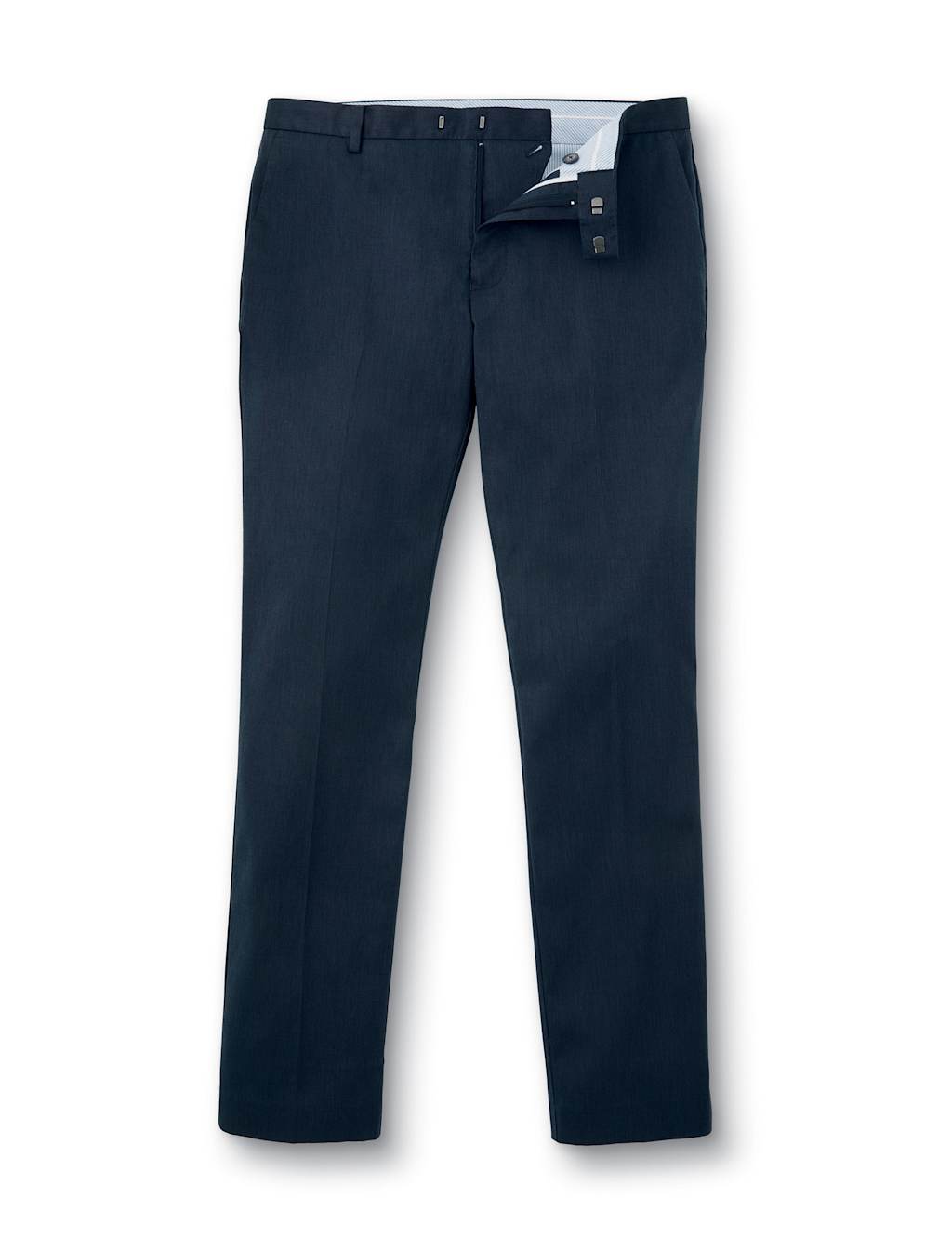 Slim Fit Cotton Rich Textured Trousers 2 of 5