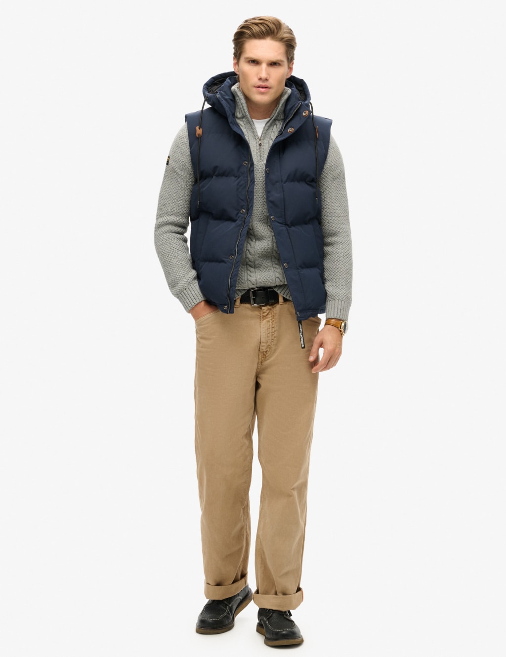 Hooded Quilted Padded Gilet 6 of 7