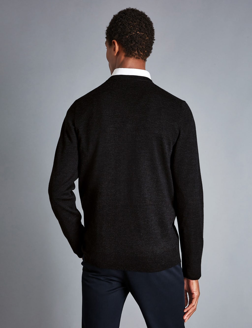 Pure Wool V-Neck Jumper 3 of 7