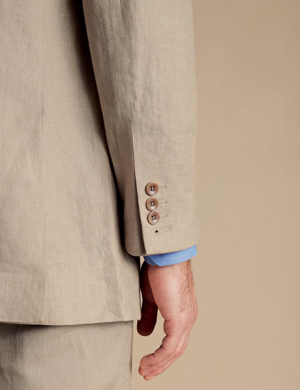 Slim Fit Pure Linen Suit Jacket 4 of 5