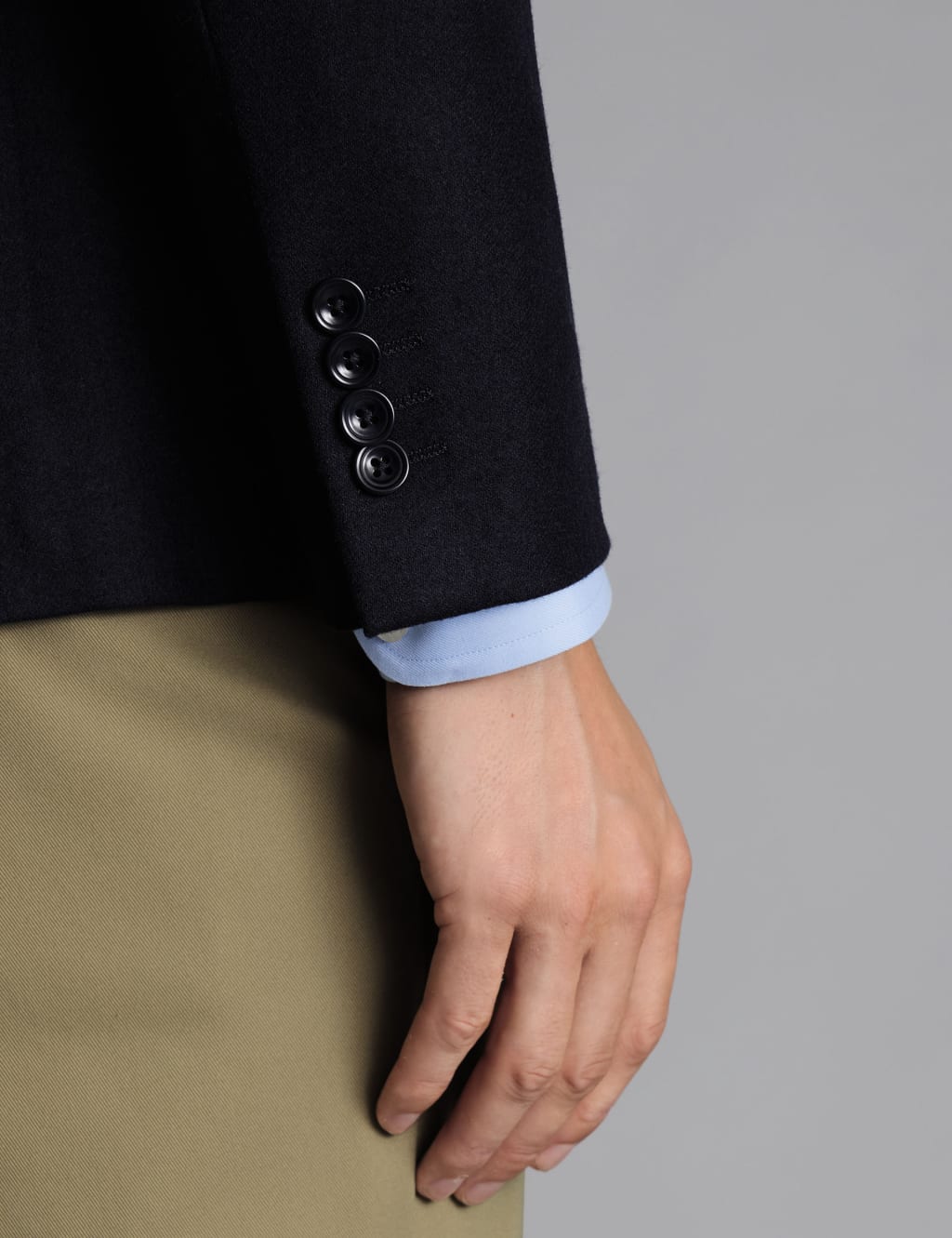 Slim Fit Pure Wool Twill Blazer 4 of 5