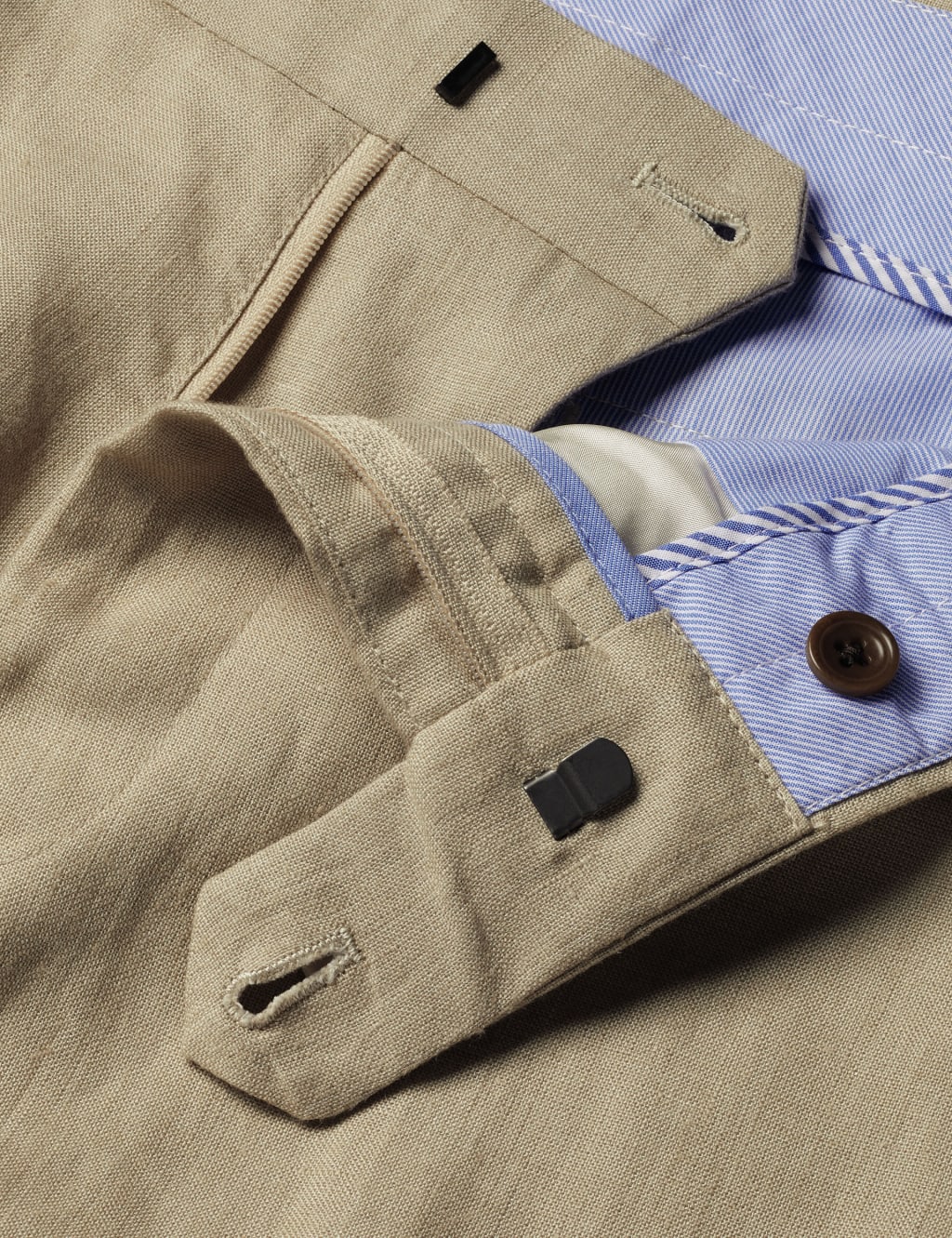 Slim Fit Pure Linen Trousers Charles Tyrwhitt M S