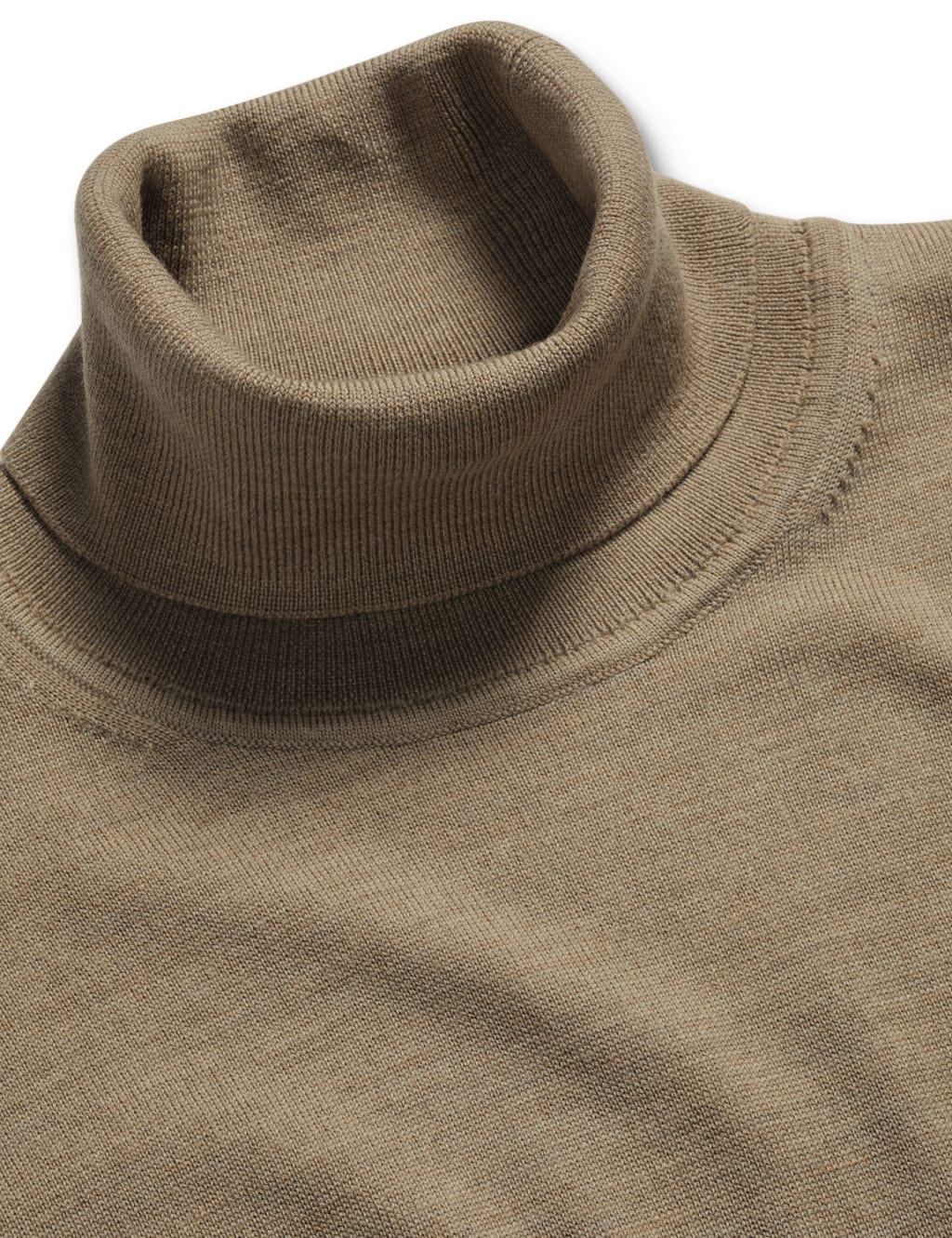 Pure Merino Wool Roll Neck Jumper 4 of 5