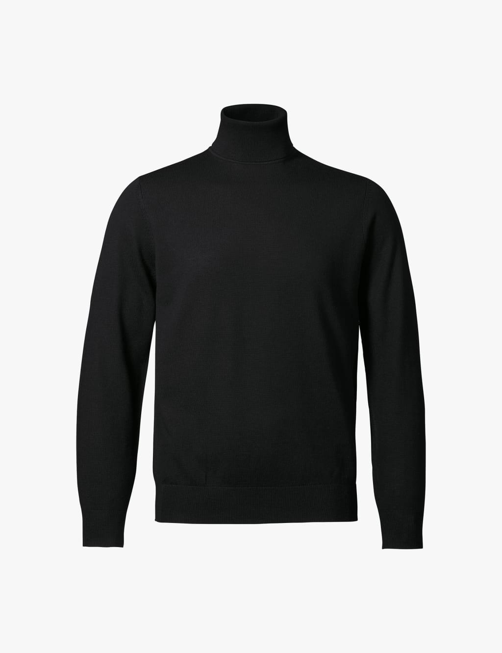 Pure Merino Wool Roll Neck Jumper Charles Tyrwhitt M S
