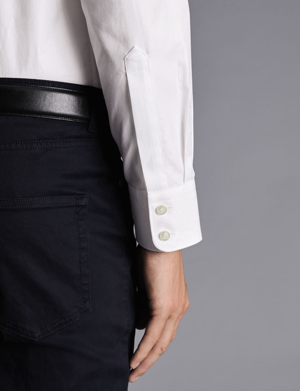 Slim Fit Pure Cotton Twill Oxford Shirt 4 of 5