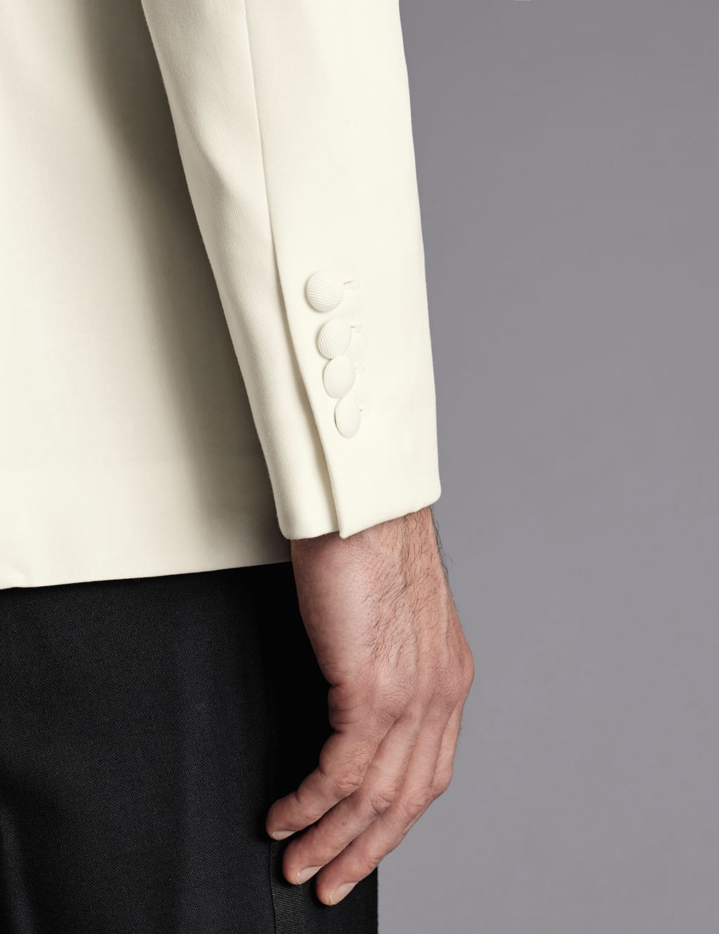 Slim Fit Pure Wool Tuxedo Jacket 4 of 5