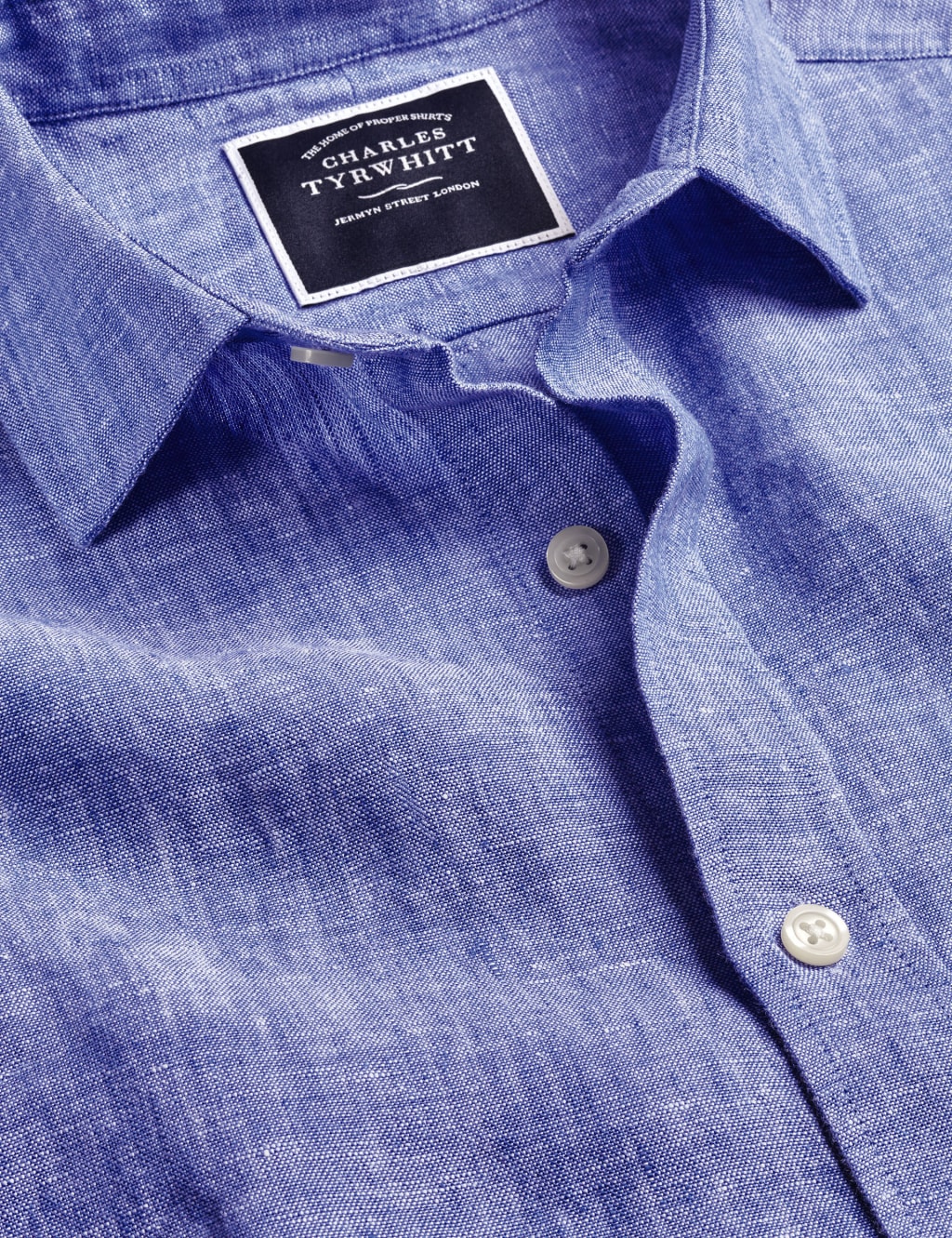 Slim Fit Pure Linen Shirt 4 of 5
