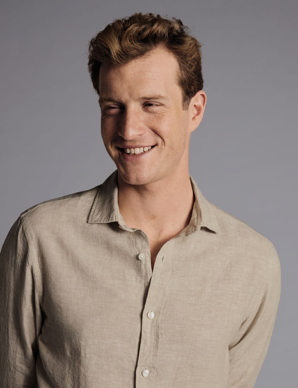 Slim Fit Pure Linen Shirt 4 of 7