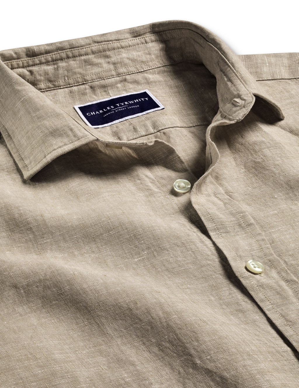Slim Fit Pure Linen Shirt 6 of 7