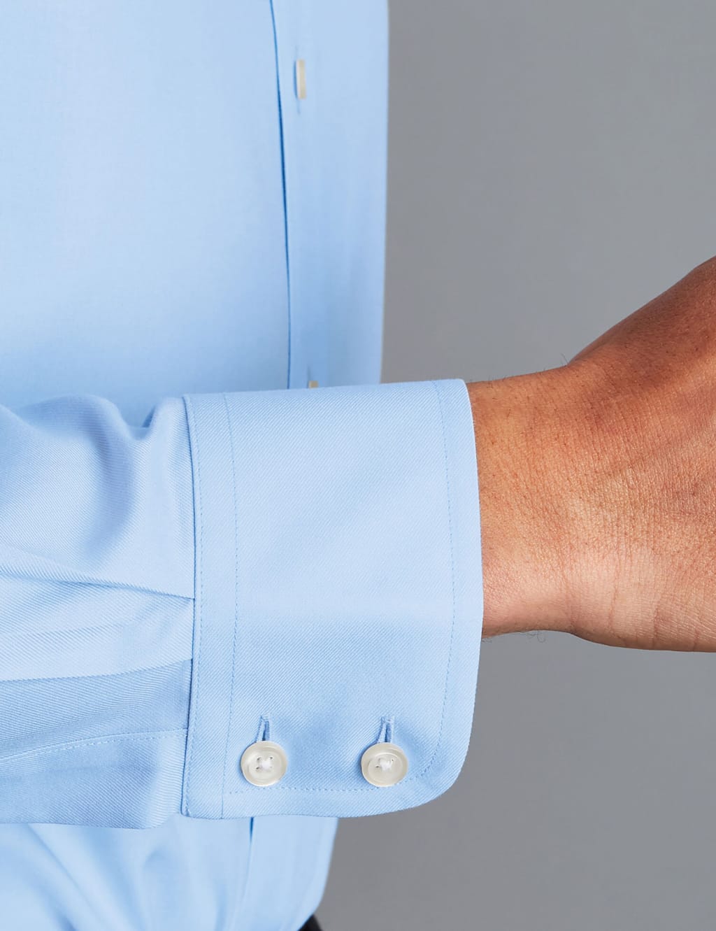 Slim Fit Non Iron Pure Cotton Twill Shirt 4 of 6
