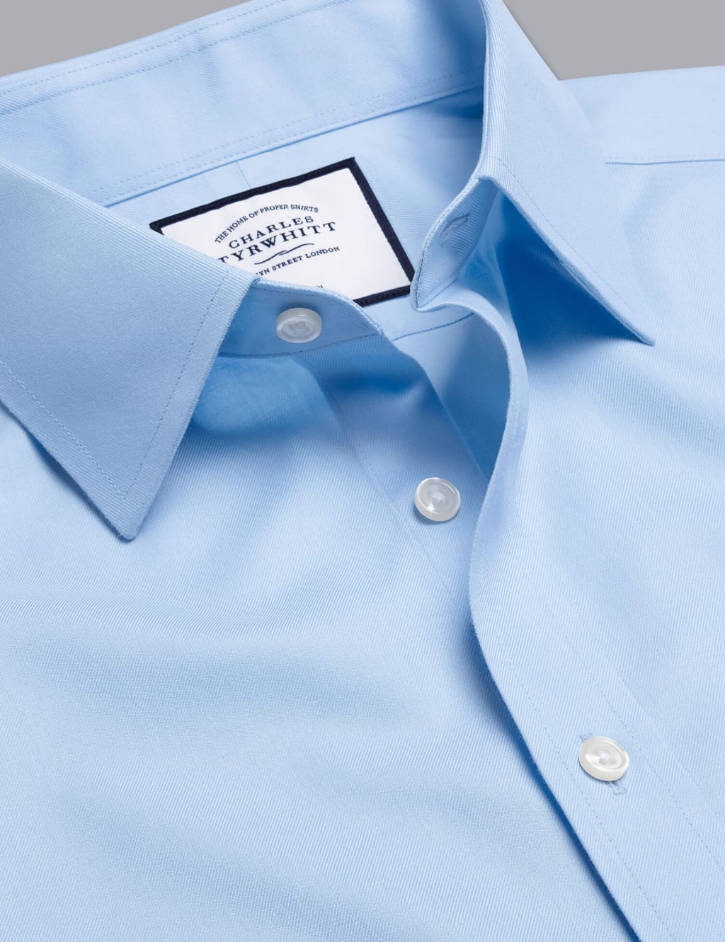 Slim Fit Non Iron Pure Cotton Twill Shirt 5 of 6