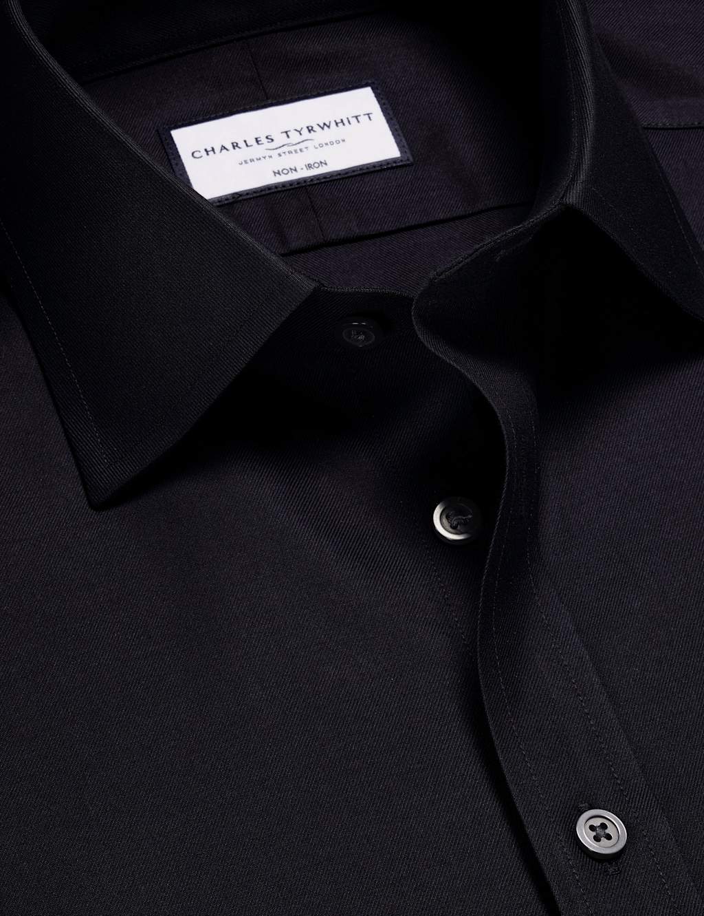 Slim Fit Non Iron Pure Cotton Twill Shirt 4 of 5
