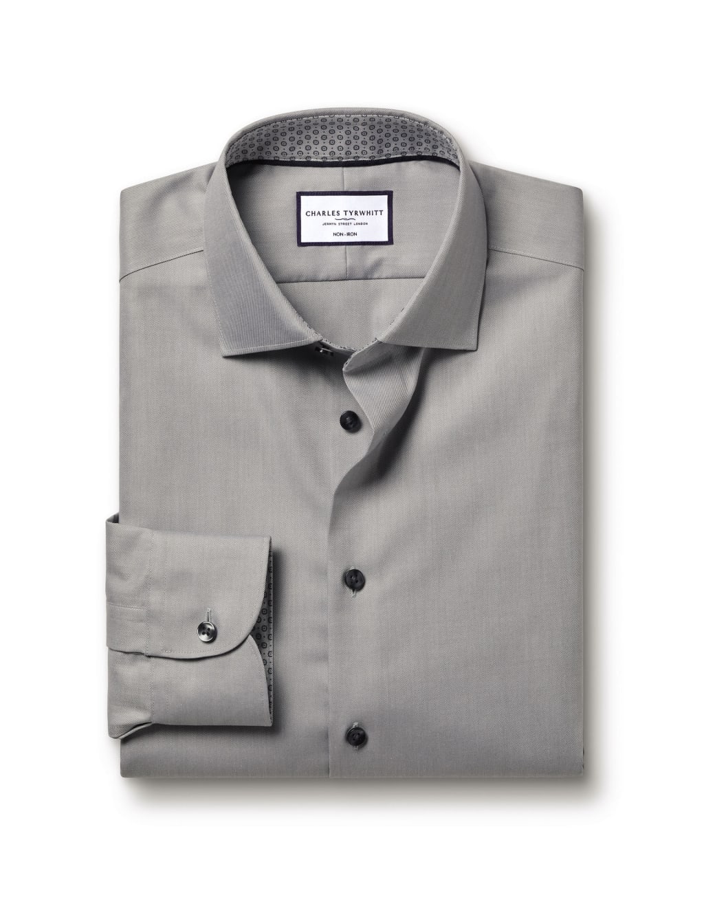 Slim Fit Non Iron Pure Cotton Twill Shirt 2 of 6