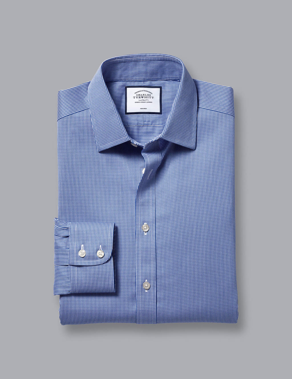 Slim Fit Non Iron Twill Check Shirt 2 of 6