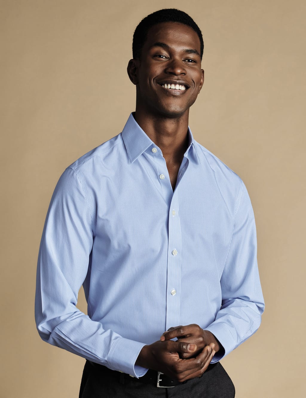 Slim Fit Non Iron Twill Check Shirt 1 of 6