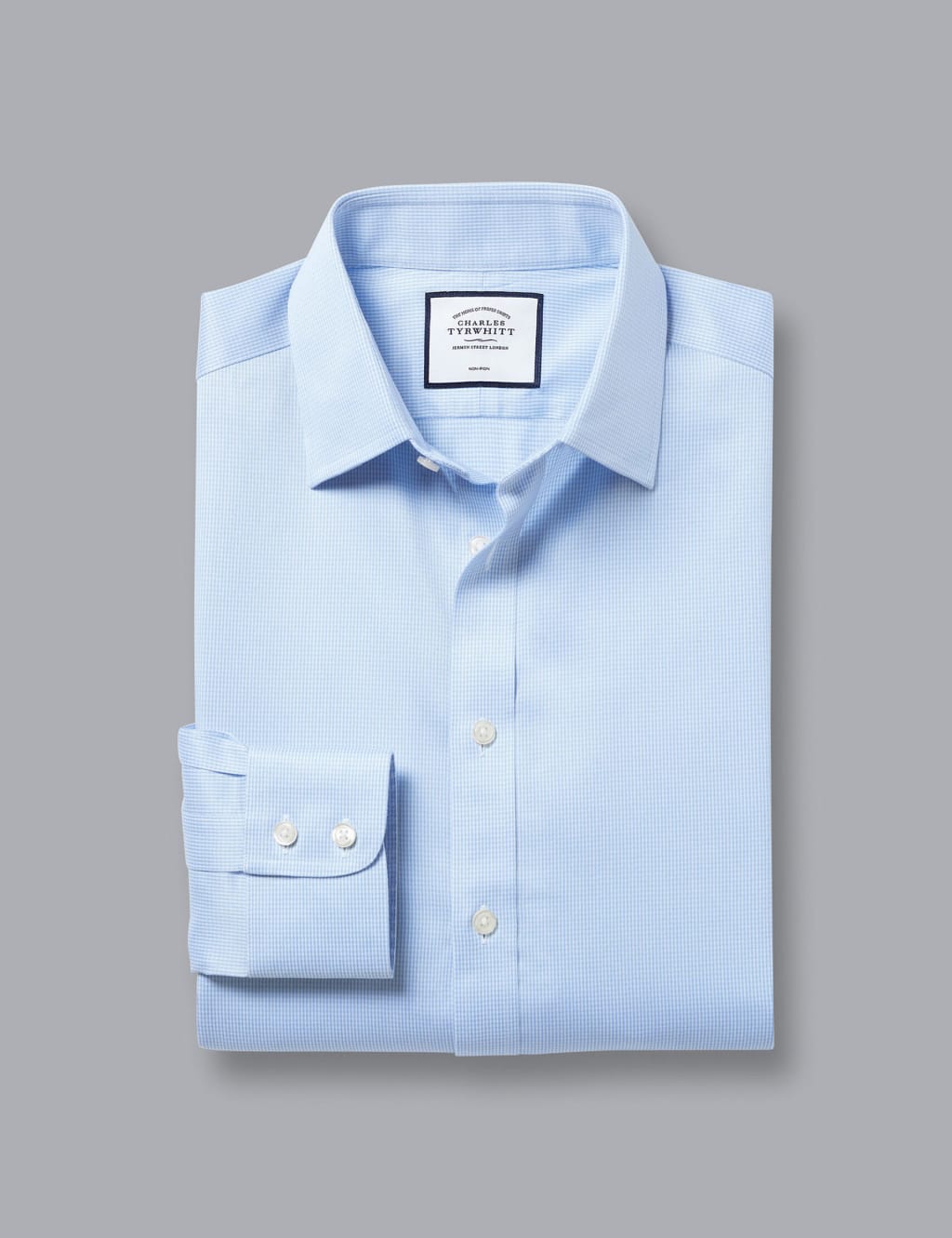 Slim Fit Non Iron Twill Check Shirt 2 of 6