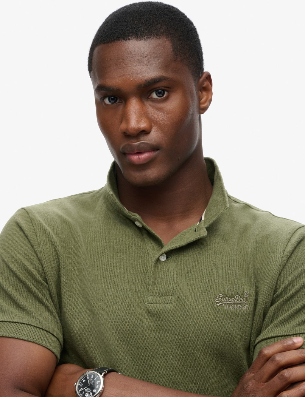 Pure Cotton Pique Polo Shirt Superdry M S