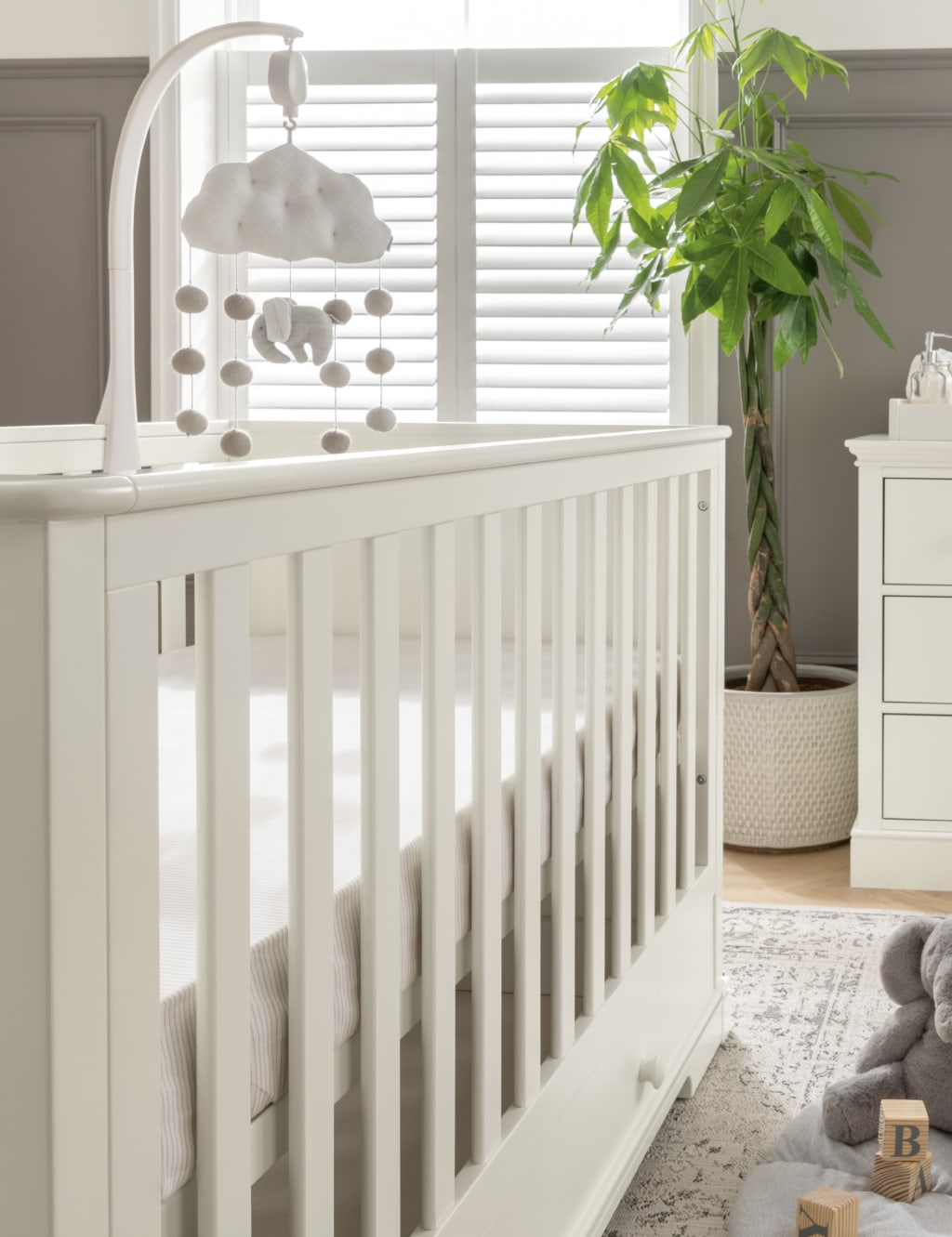 Oxford Cotbed Mamas Papas M S