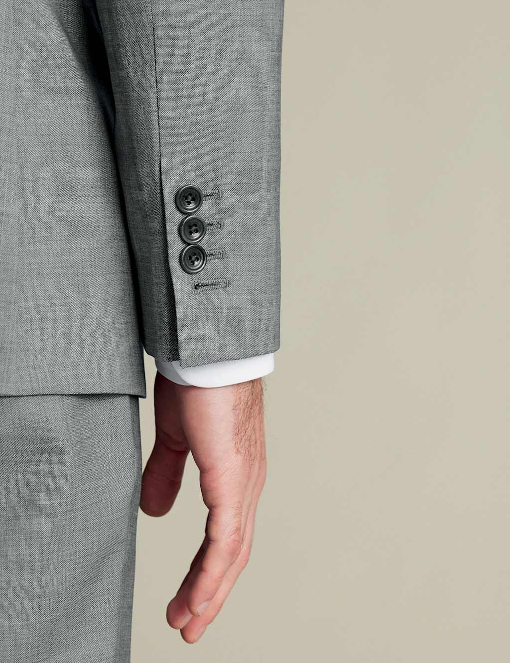 Slim Fit Pure Wool Crease Recovery Suit Jacket 5 of 6