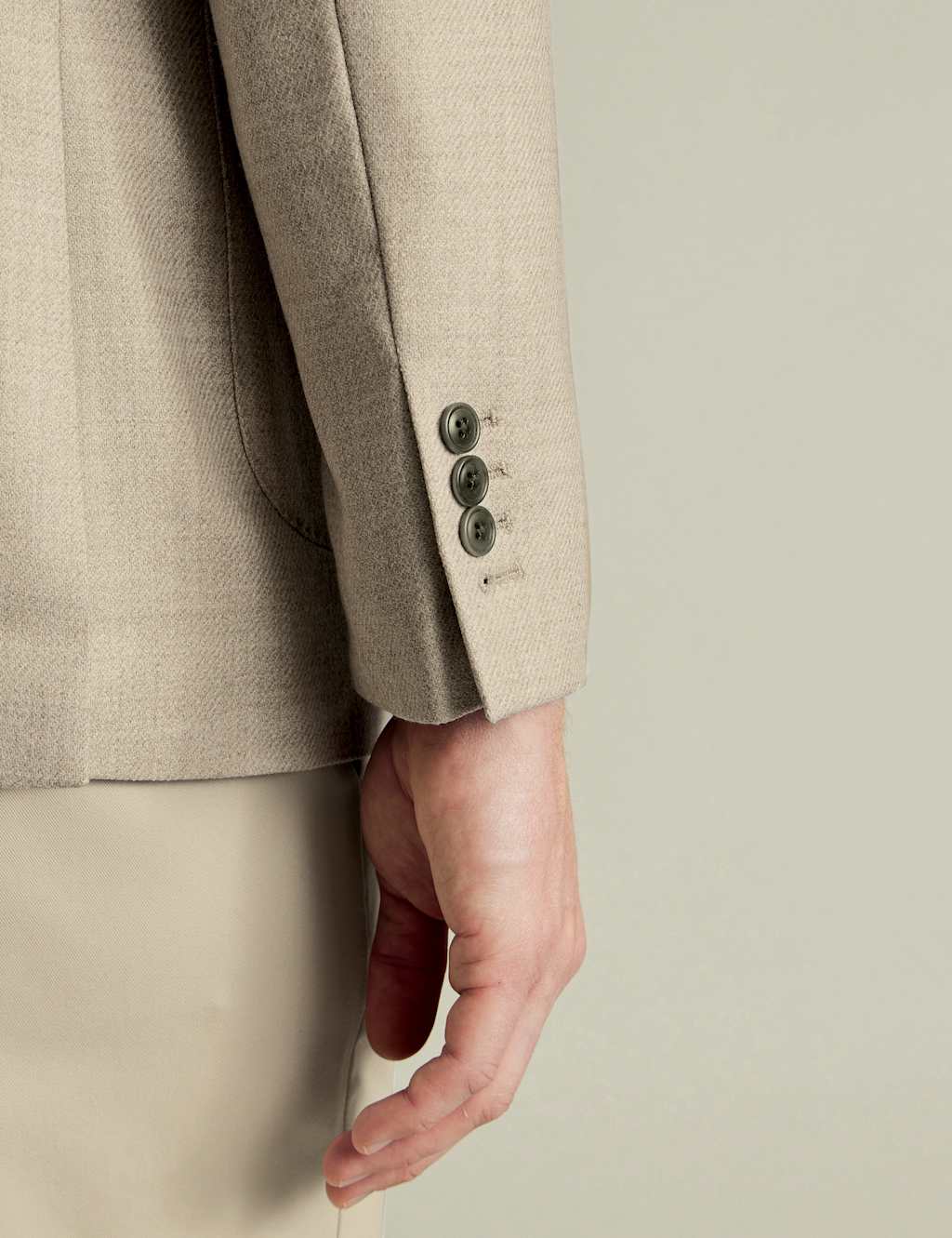 Slim Fit Wool Silk Twill Blazer 4 of 5