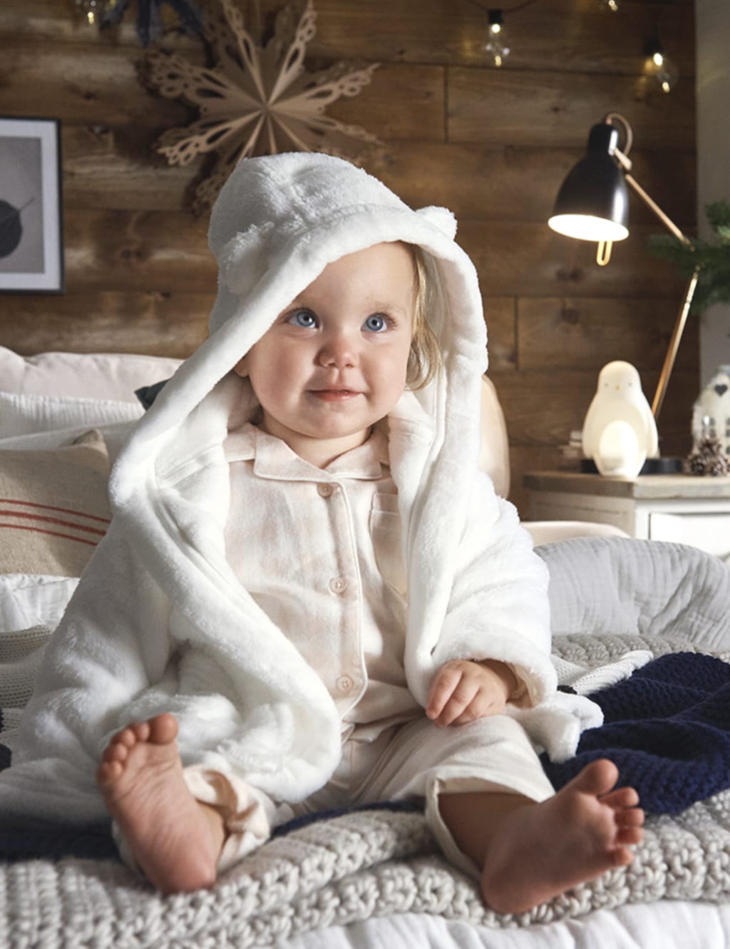 Hooded Dressing Gown 6 Mths 3 Yrs