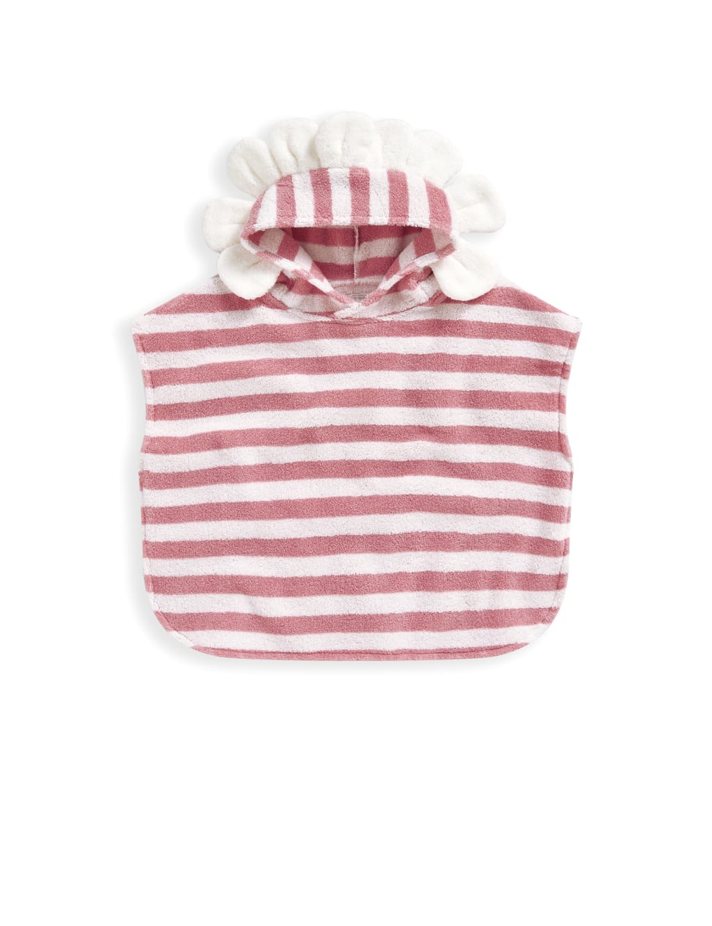 Flower Towelling Poncho (3 Mths–3 Yrs) 2 of 3