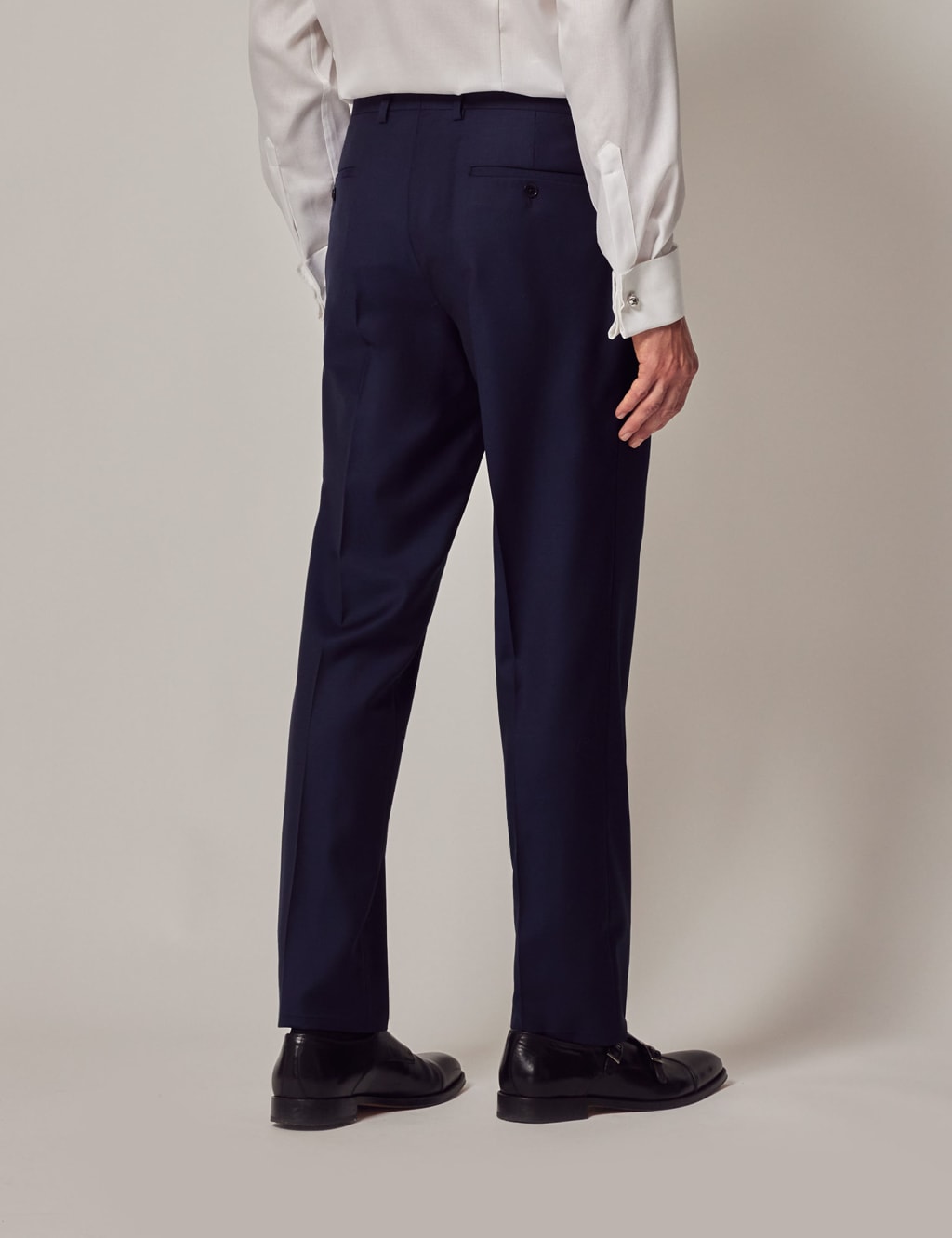 Slim Fit Pure Wool Trousers 3 of 4