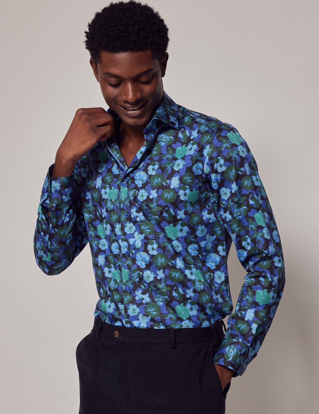 Pure Cotton Floral Shirt 2 of 6