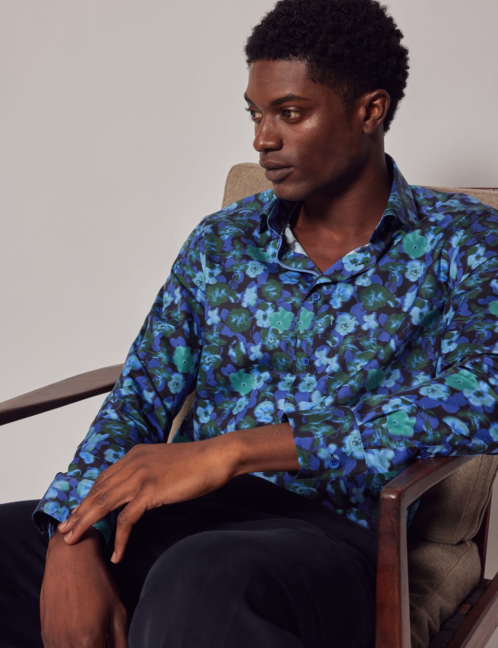 Pure Cotton Floral Shirt 5 of 6