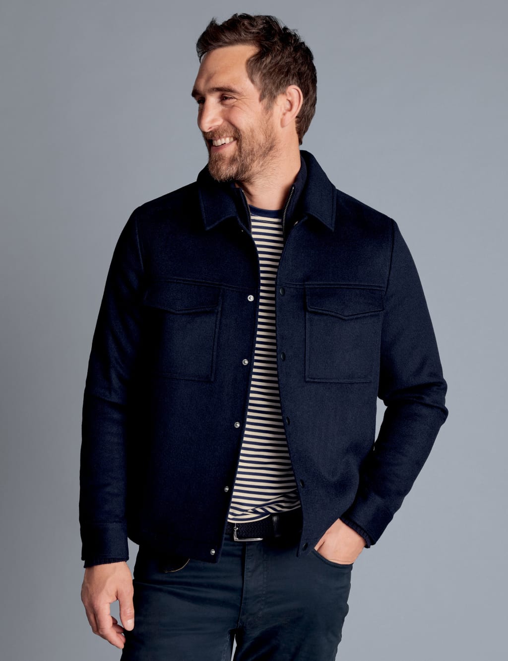 Pure Wool Harrington Jacket 1 of 5