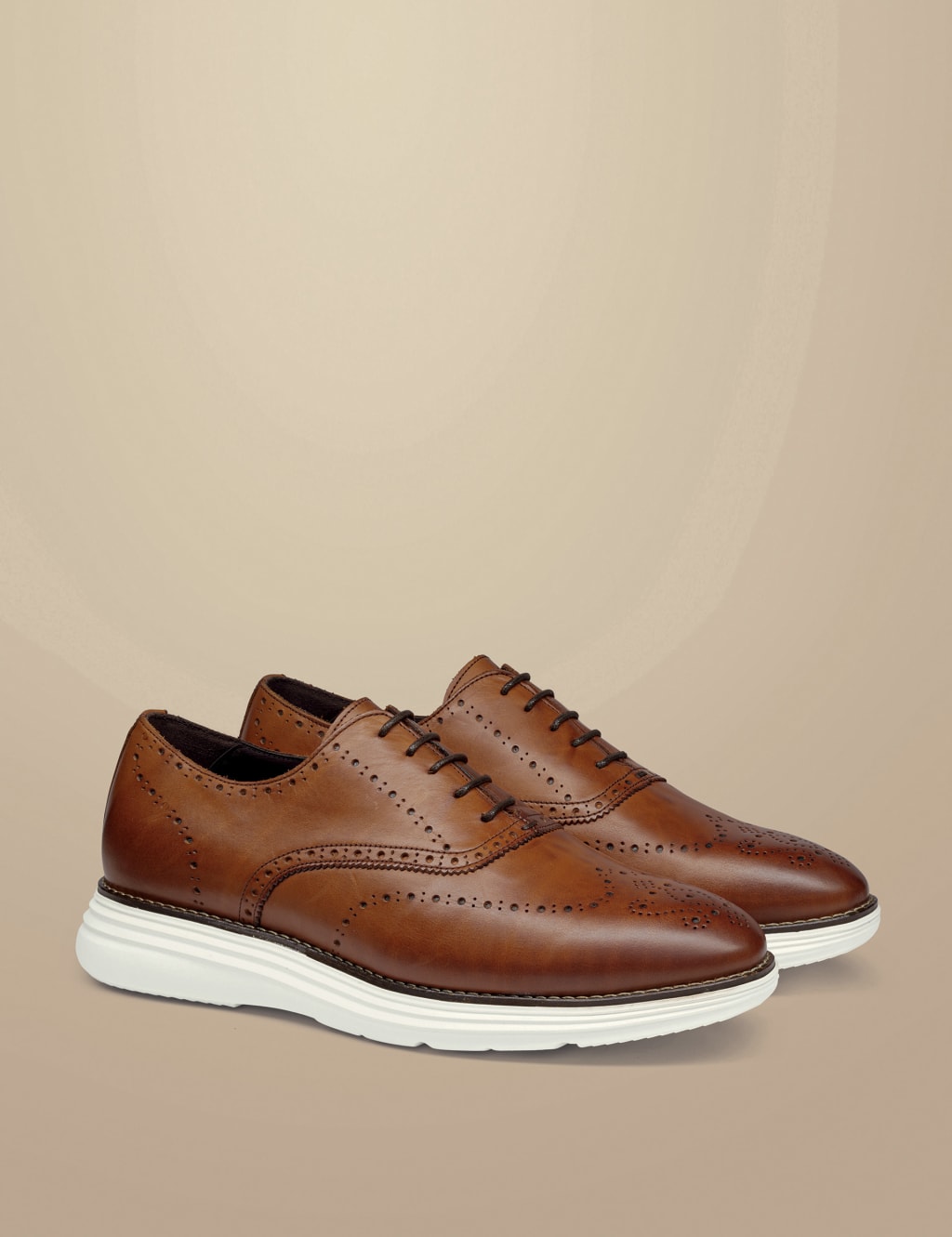 Leather Lace Up Trainers 2 of 4