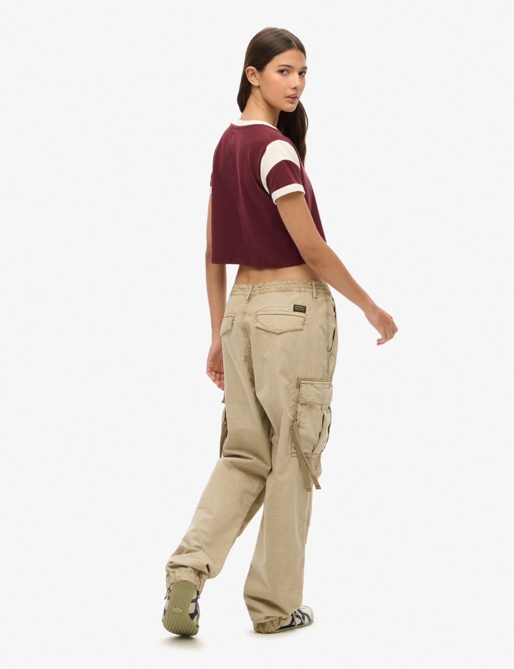 Pure Cotton Cargo Relaxed Trousers 3 of 7