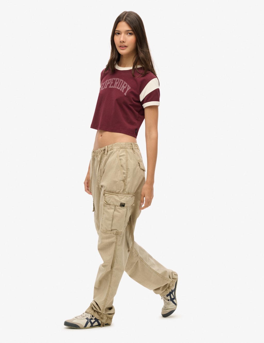 Pure Cotton Cargo Relaxed Trousers 4 of 7