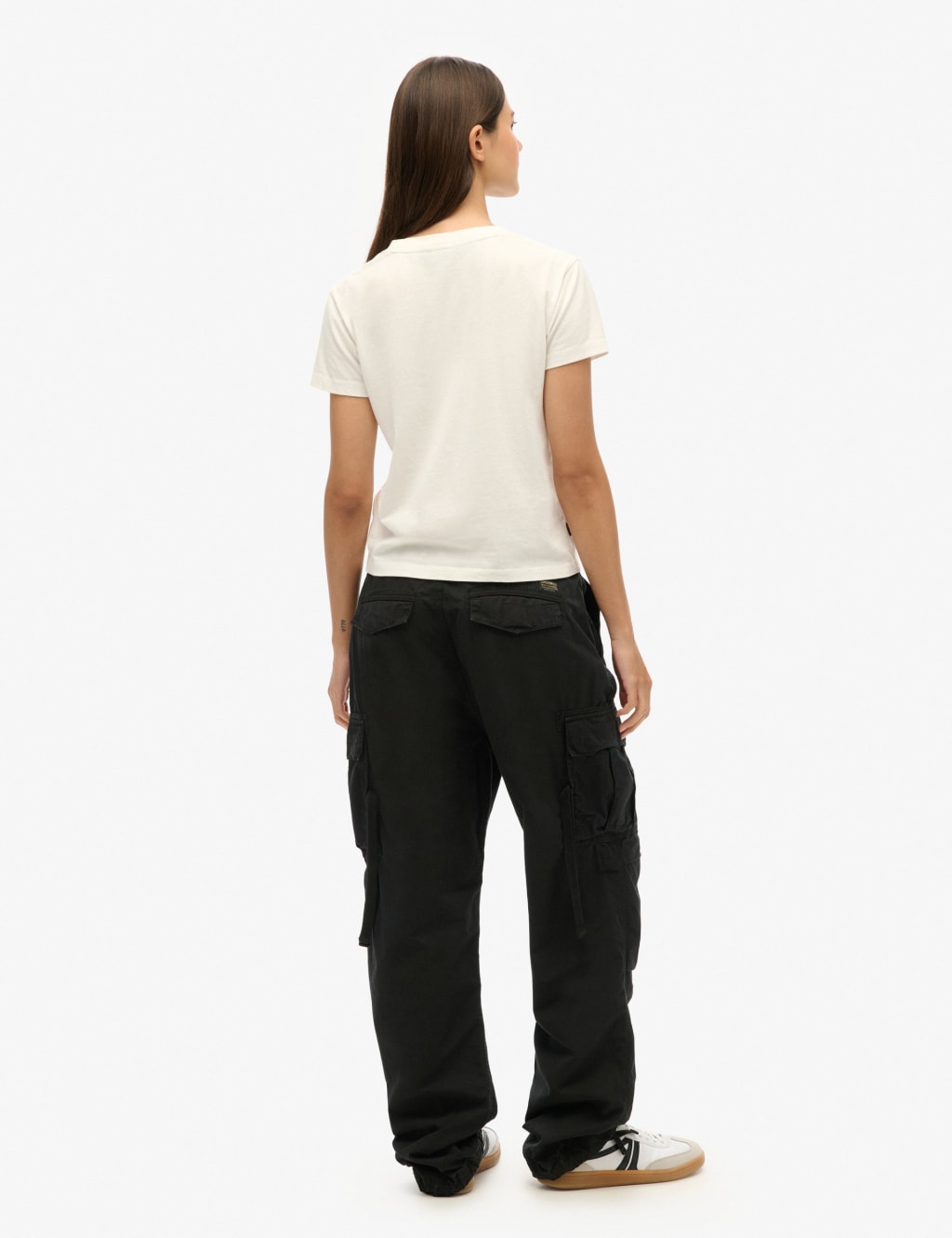Pure Cotton Cargo Relaxed Trousers 3 of 7