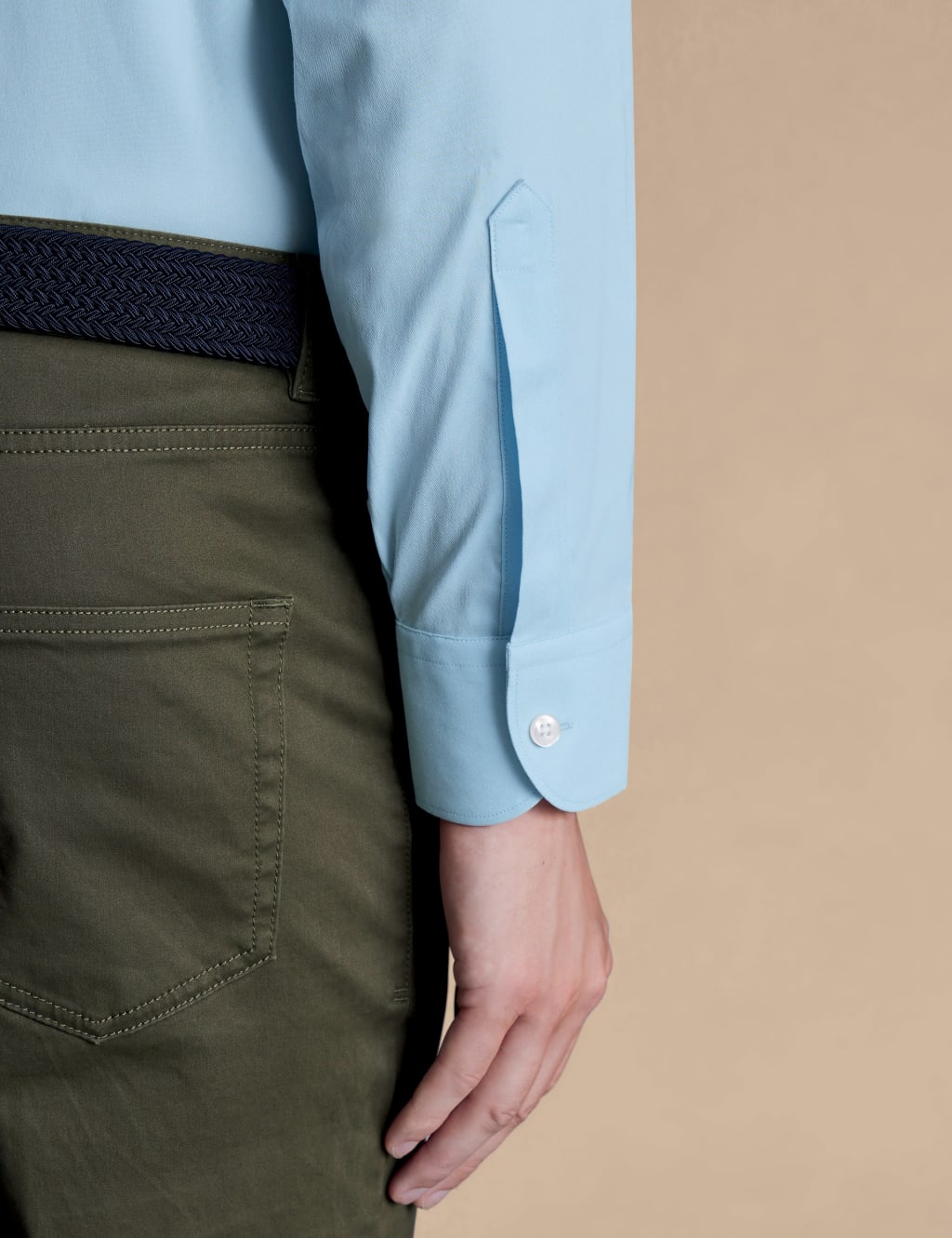 Non Iron Slim Fit Cotton Rich Twill Shirt 4 of 4