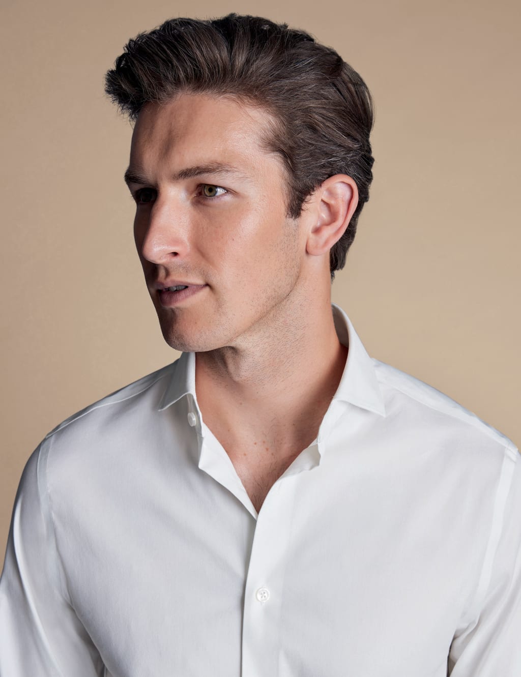 Non Iron Slim Fit Cotton Rich Twill Shirt 3 of 5