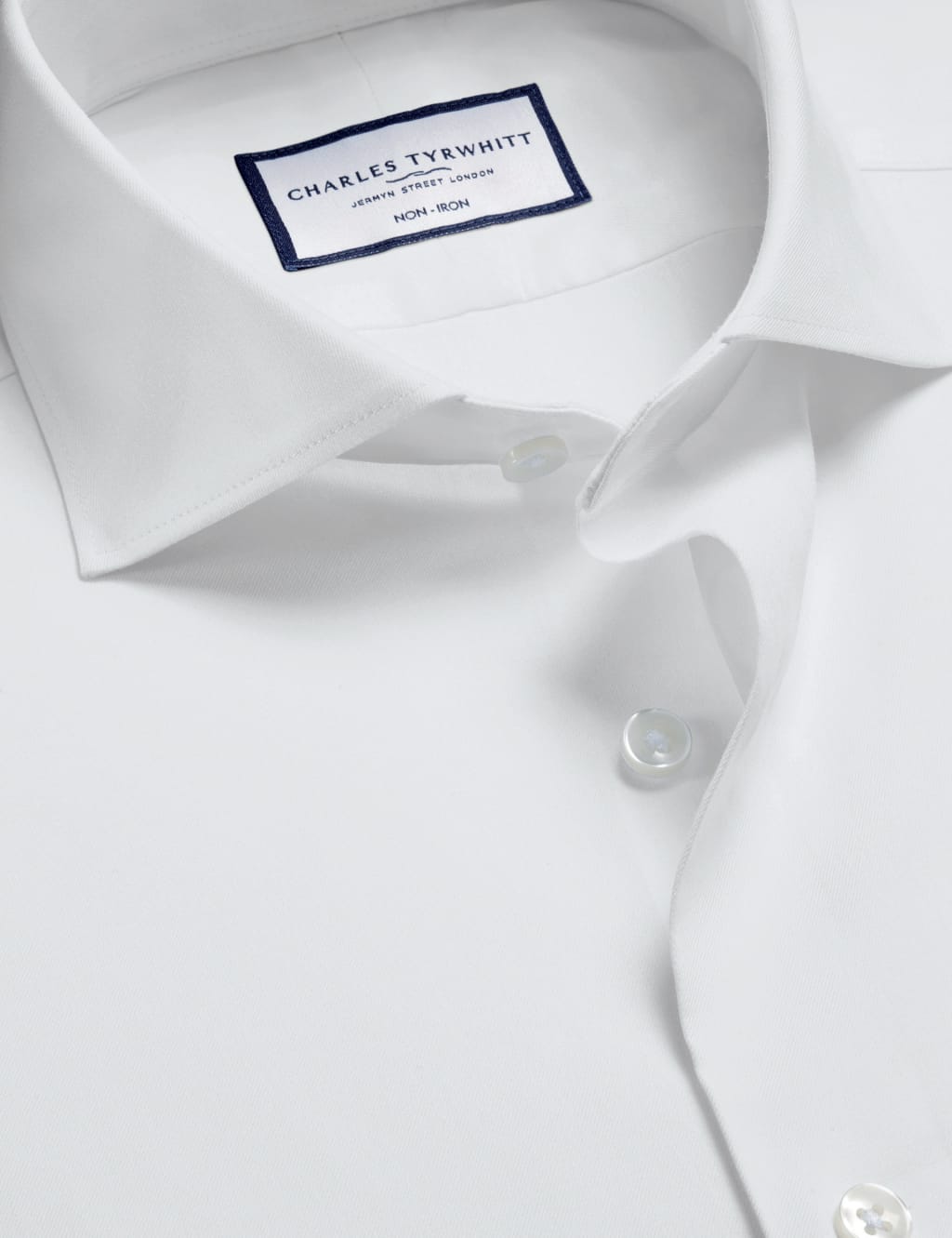 Non Iron Slim Fit Cotton Rich Twill Shirt 5 of 5