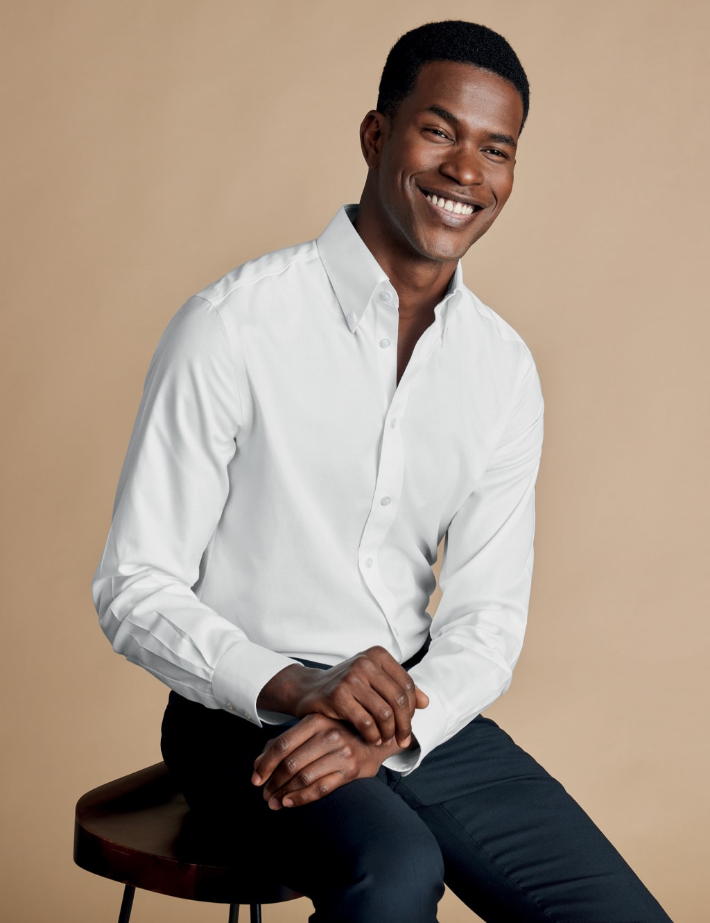 Slim Fit Non Iron Pure Cotton Twill Shirt 5 of 7