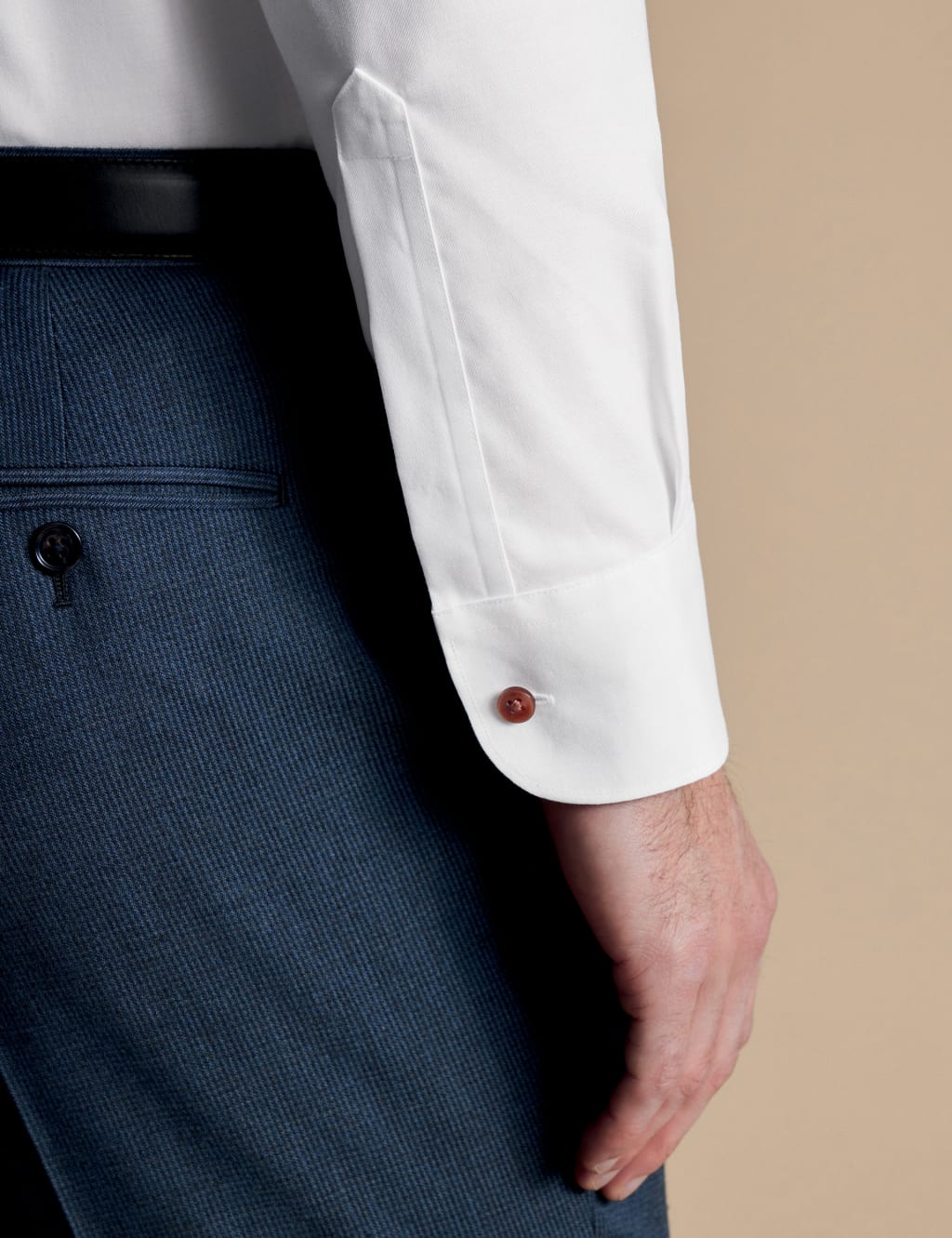 Slim Fit Non Iron Pure Cotton Twill Shirt 4 of 6