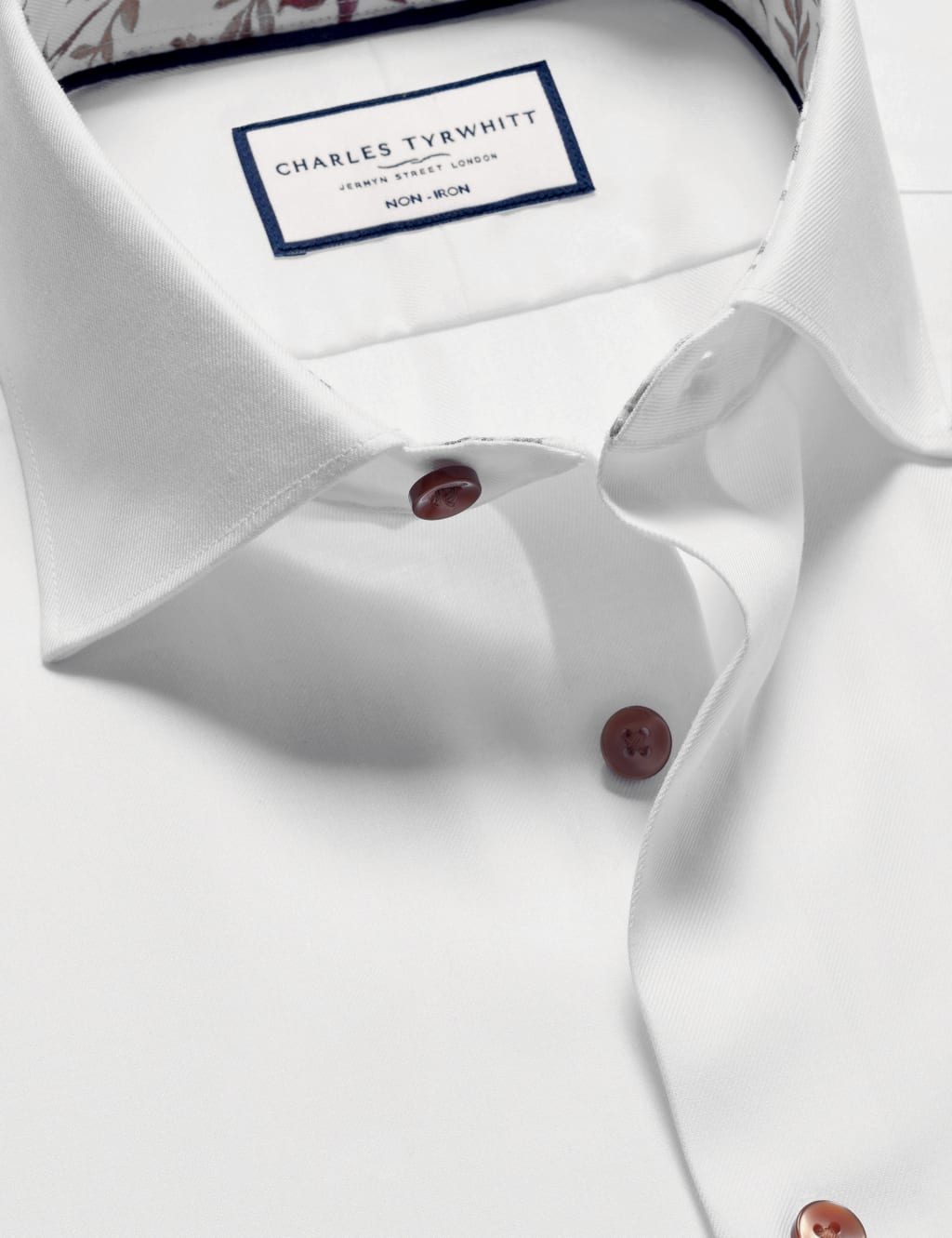 Slim Fit Non Iron Pure Cotton Twill Shirt 5 of 6